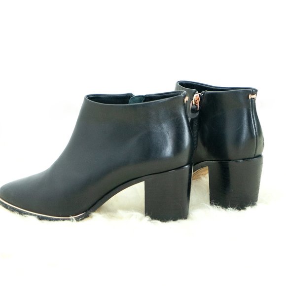 Ted Baker - Black Leather Boots - Picture 5 of 6
